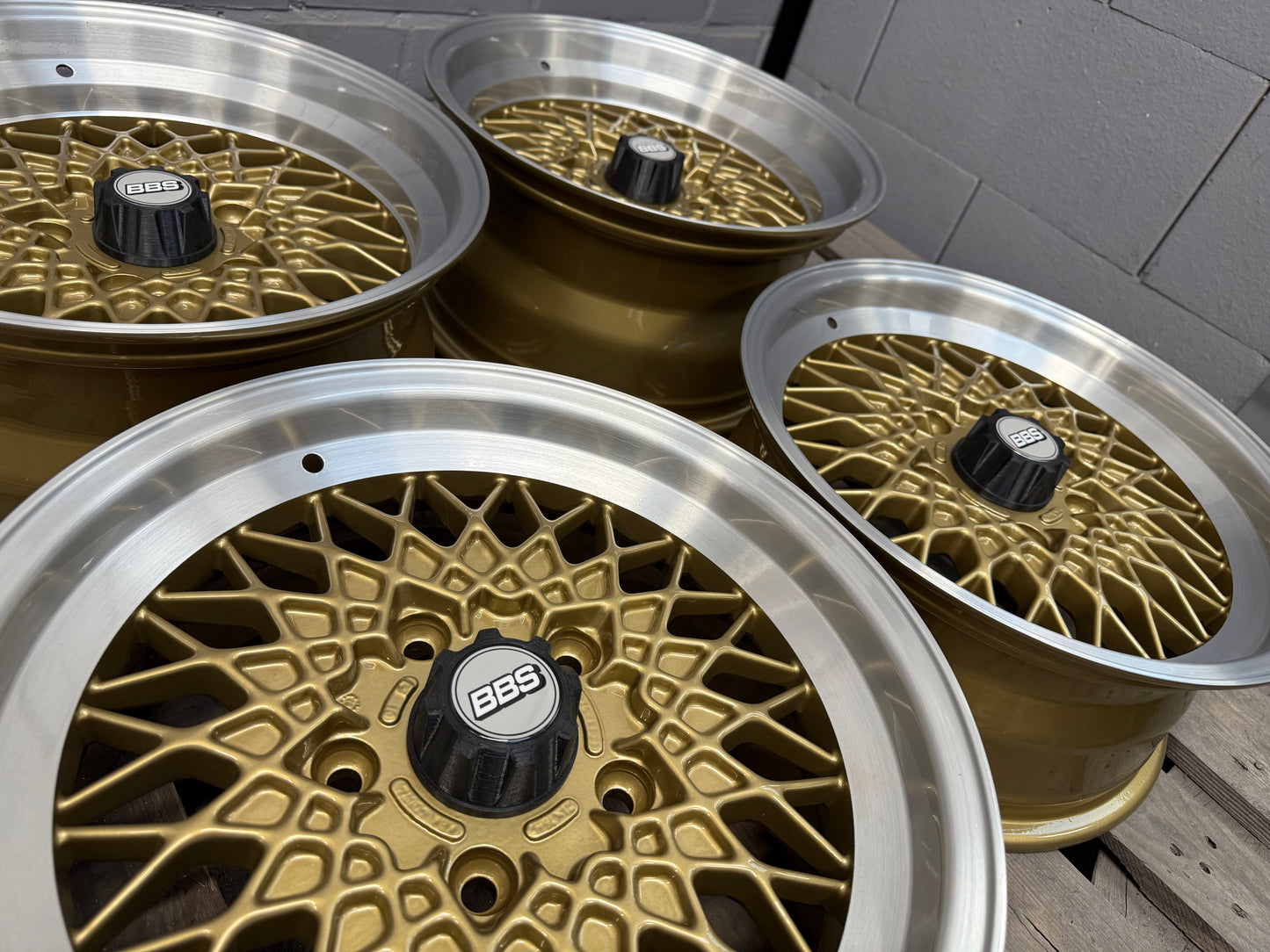 16” BBS Ra 5x130 wheels ( Porsche 911 924 944 )