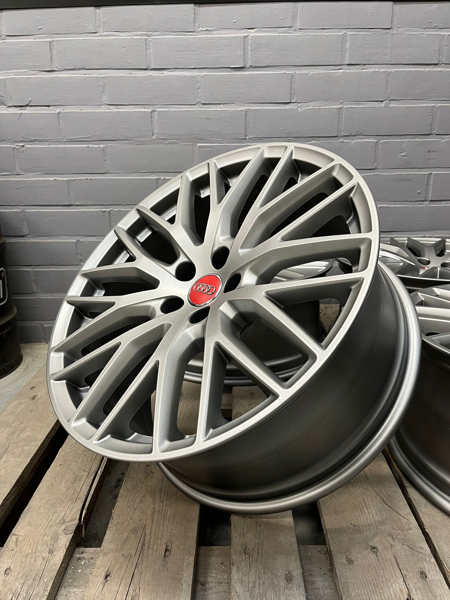 20” Original Audi 5x112 Y-Spoke wheels