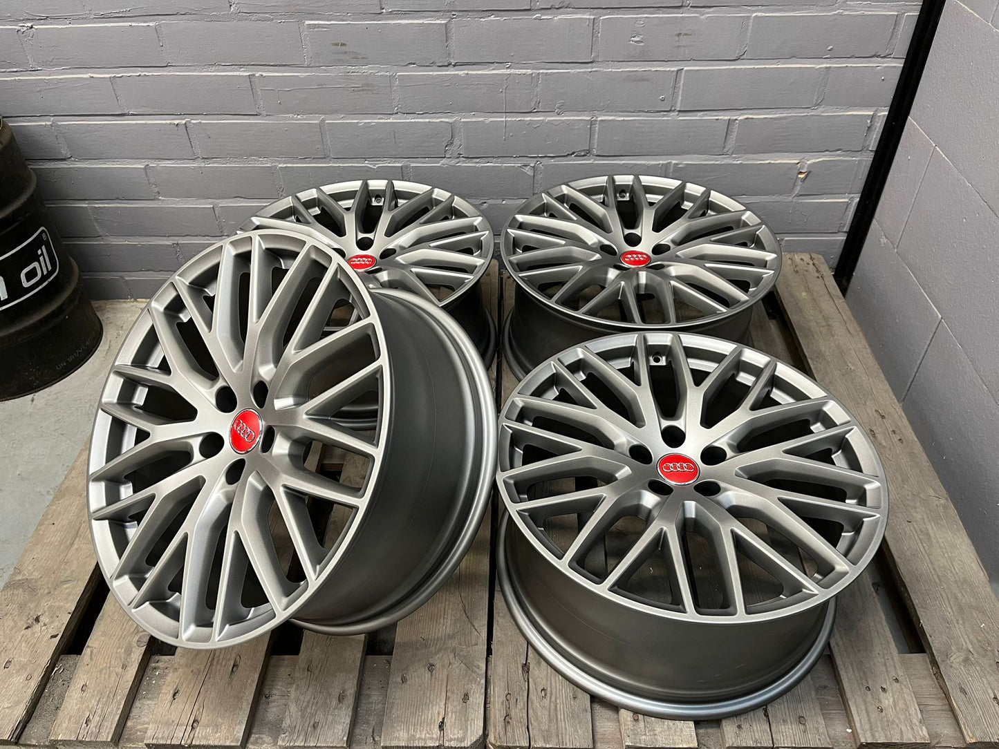 20” Original Audi 5x112 Y-Spoke wheels
