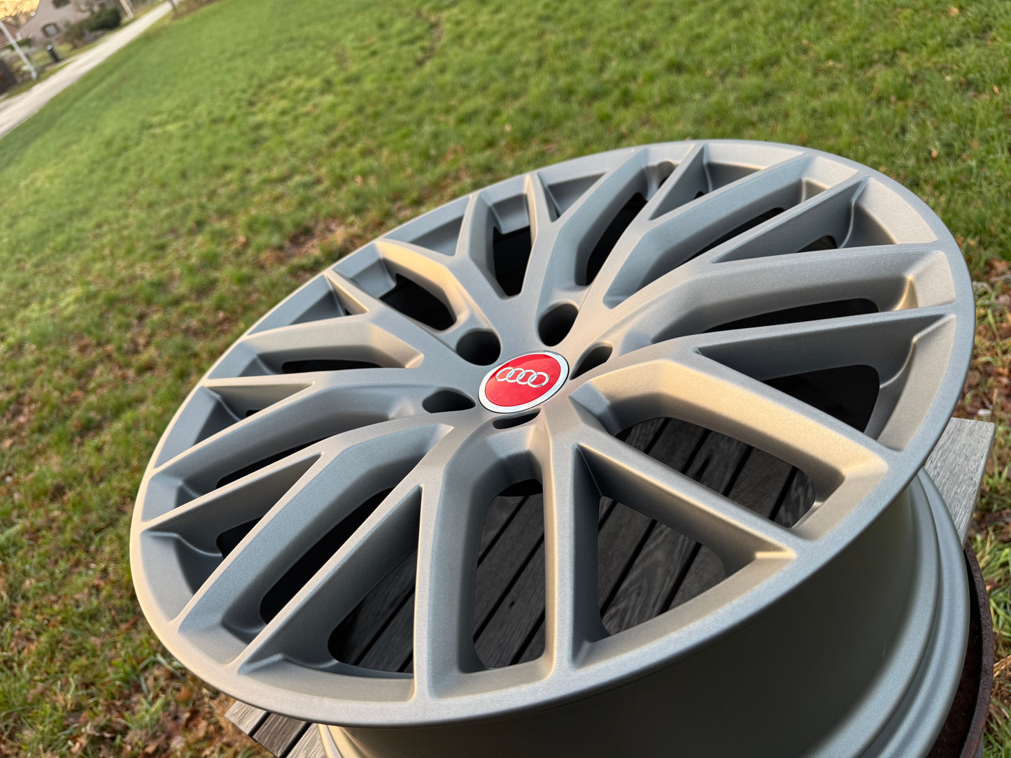 19” Original Audi 5x112 Y-Spoke wheels