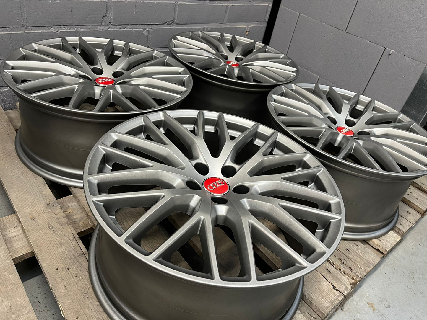 20” Original Audi 5x112 Y-Spoke wheels