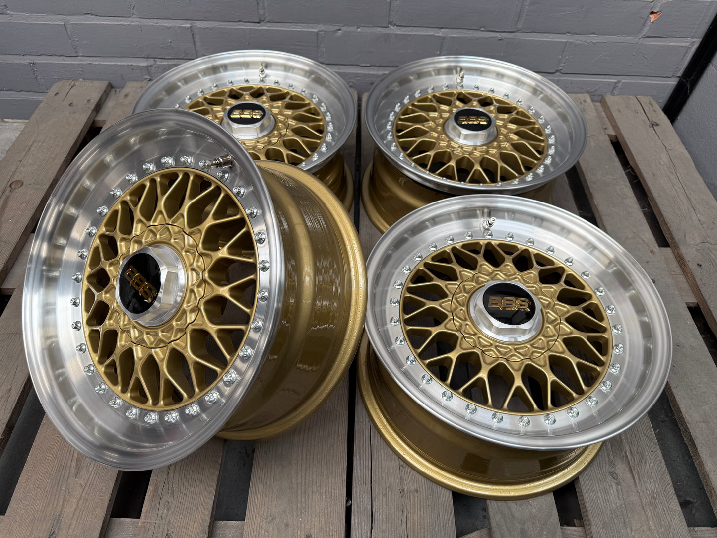 15” Original BBS RS 4x100 wheels ( RS 070 )