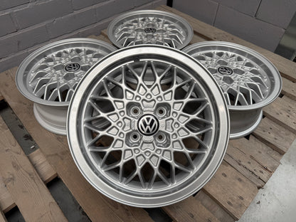15” BBS RA 4x100 Wheels ( VW Golf 2 GTI & G60 )