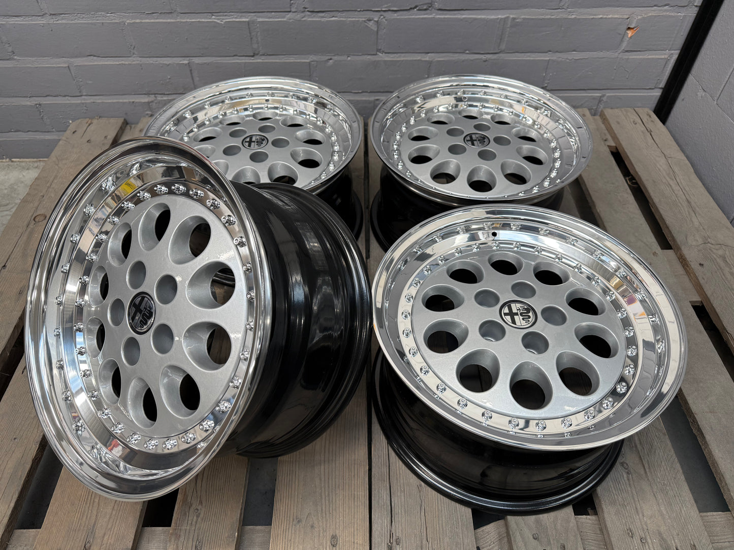 15” Oz Racing Monza 5x98 wheels ( Alfa Romeo )