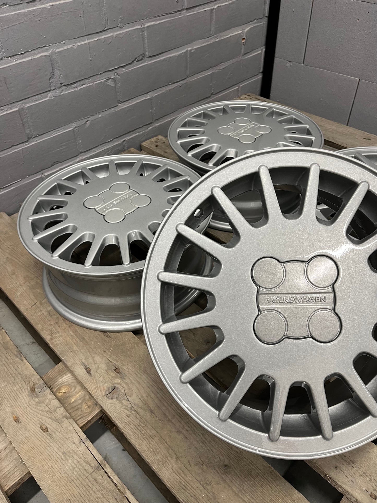 15” Vw Sebring G60 4x100 wheels ( Rallye Golf Corrado )