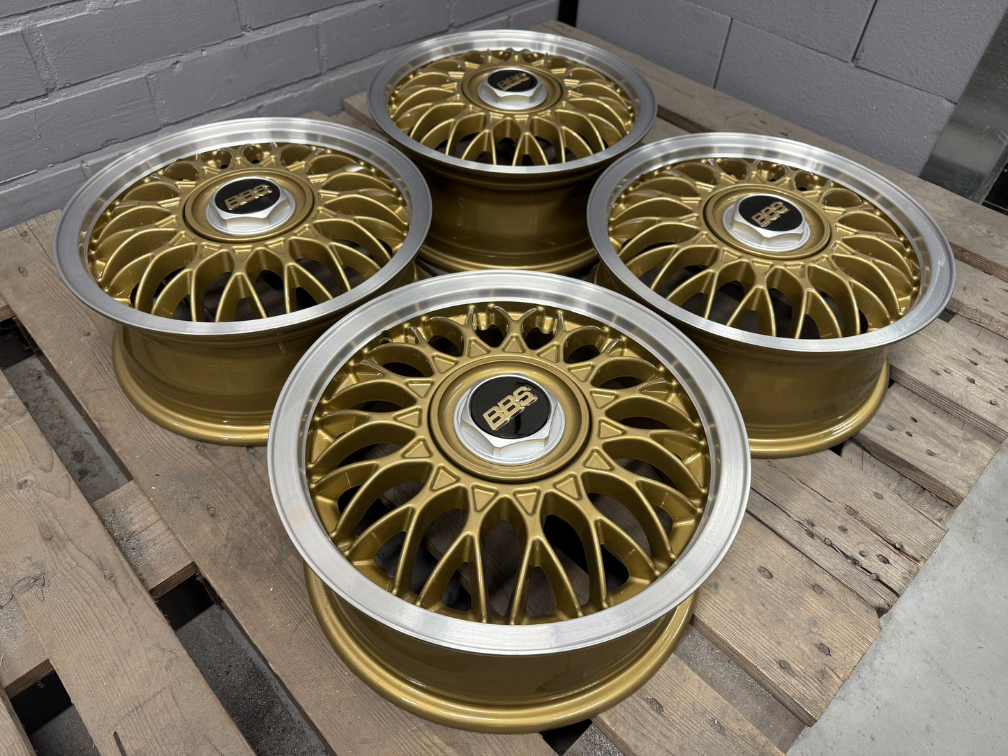 15” BBS RZ 4x100 wheels ( RZ 433 )