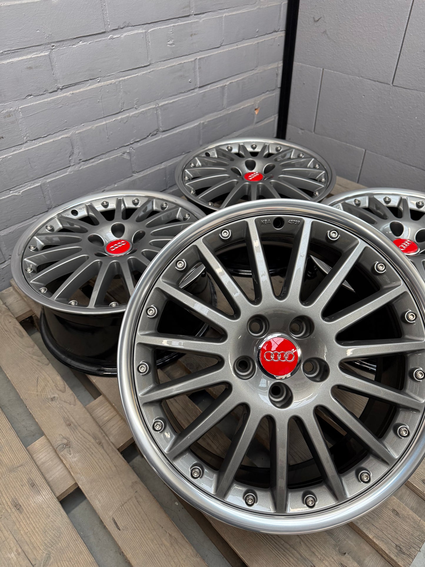 18” Audi Calito 5x112 wheels ( BBS RT250 )