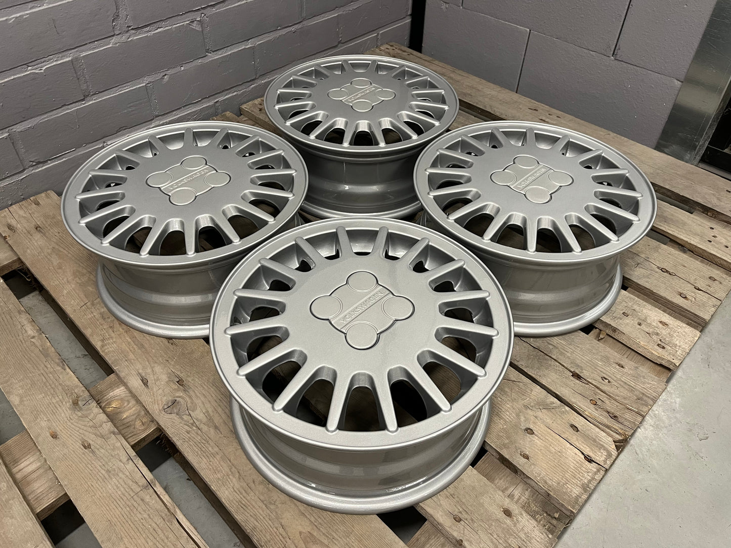 15” Vw Sebring G60 4x100 wheels ( Rallye Golf Corrado )