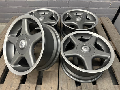 16” Brock B1 4x100 wheels