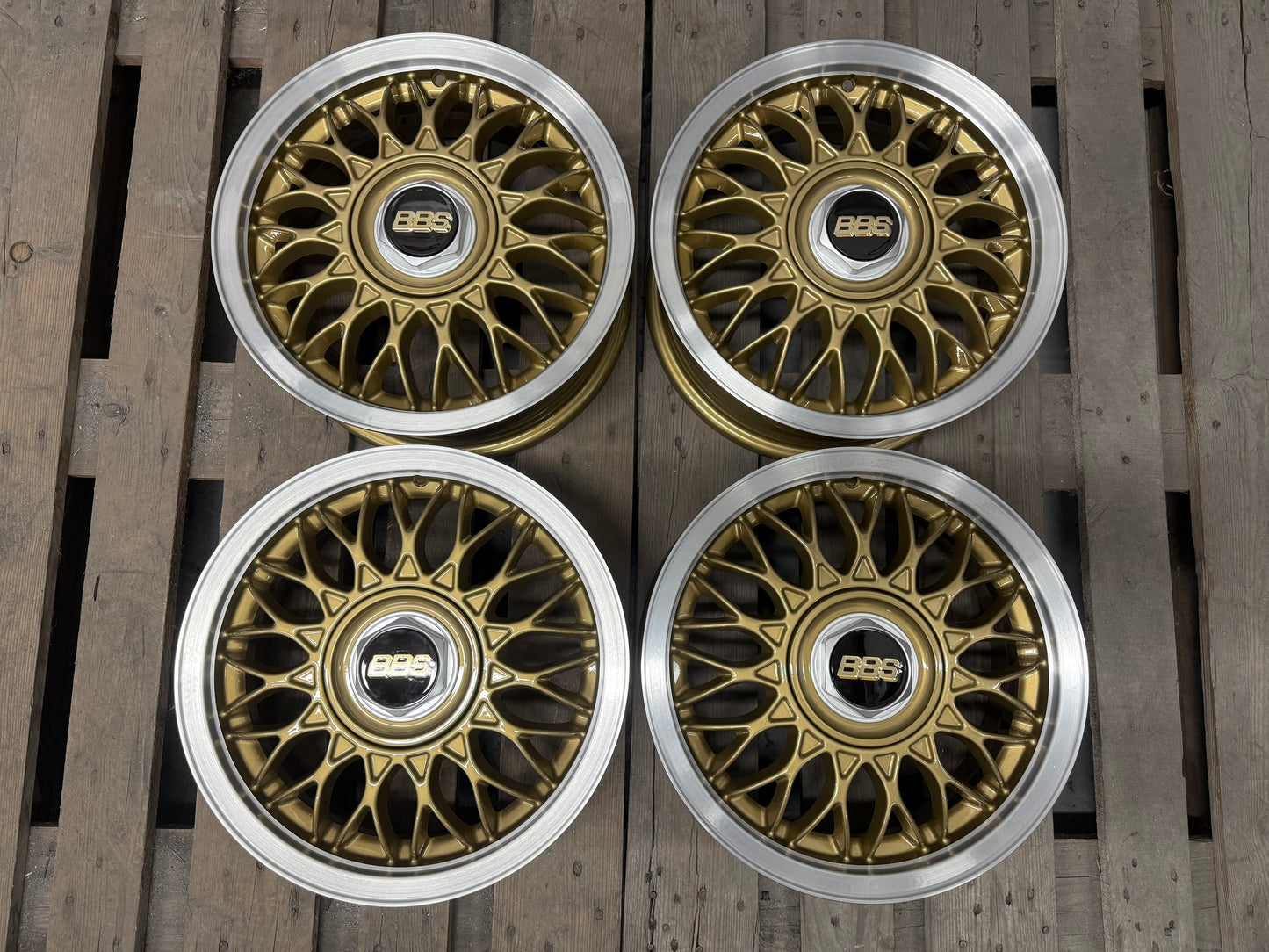 15” BBS RZ 4x100 wheels ( RZ 433 )