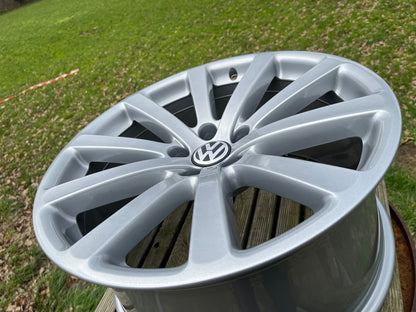 19” Original Vw Omanyt 5x112 Wheels ( Tiguan R36 R32 )