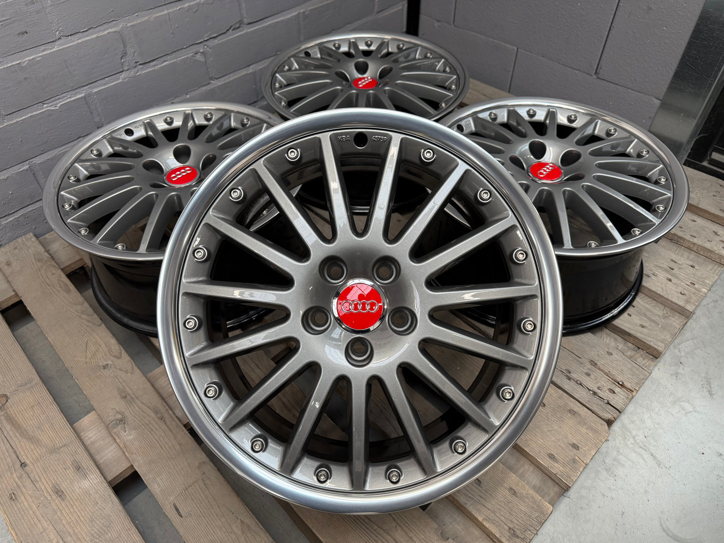 18” Audi Calito 5x112 wheels ( BBS RT250 )