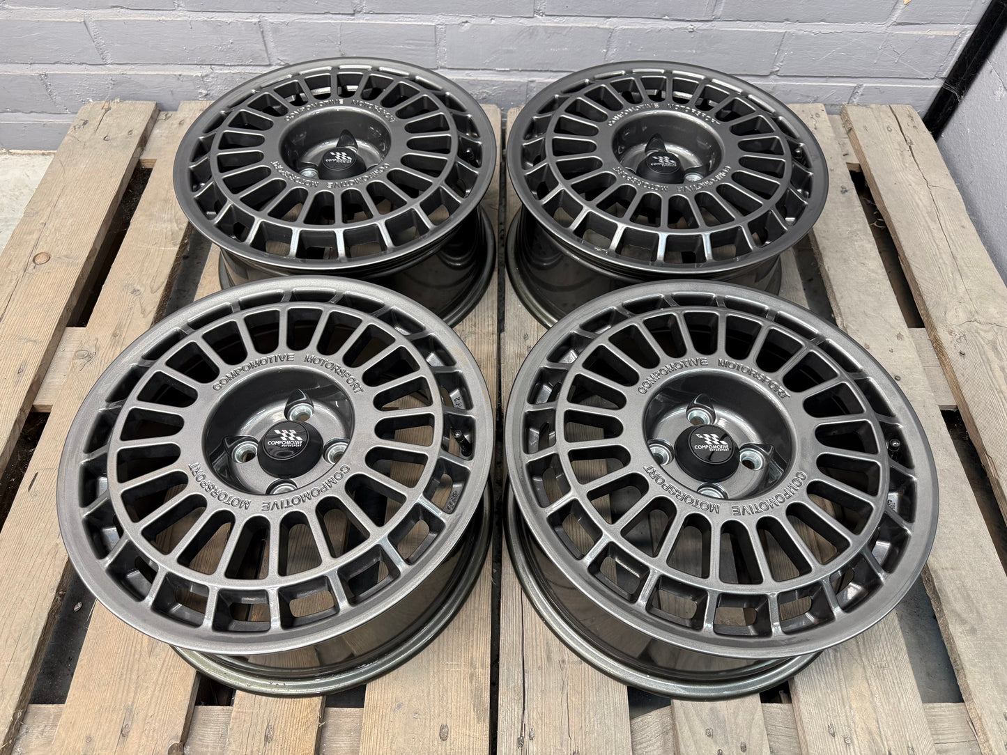 16” Compomotive TH2 1671 4x100 wheels