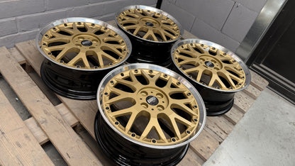 17” Custom Mini Cross Spoke 4x100 wheels ( BBS RS 873 )