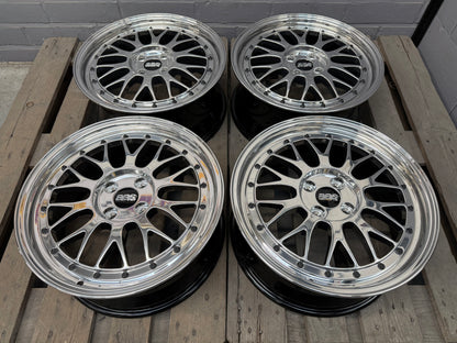 17” BBS LM 4x100 wheels ( LM 198 )