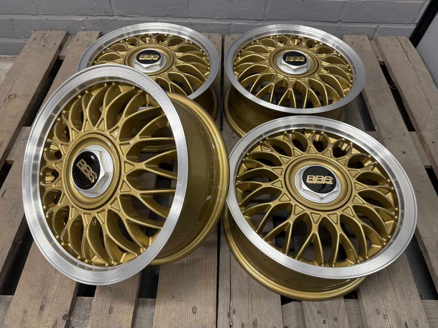 15” BBS RZ 4x100 wheels ( RZ 433 )