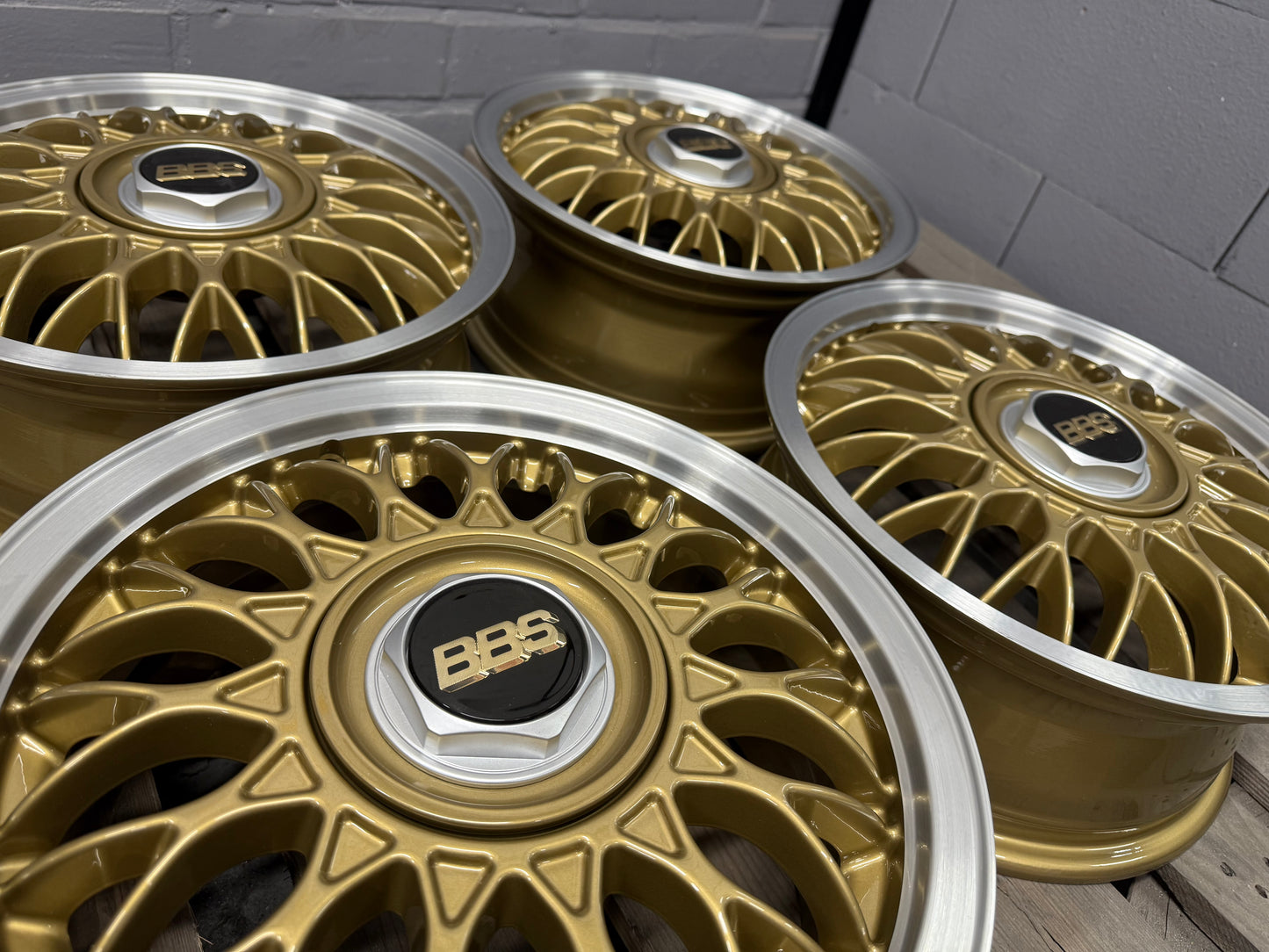 15” BBS RZ 4x100 wheels ( RZ 433 )