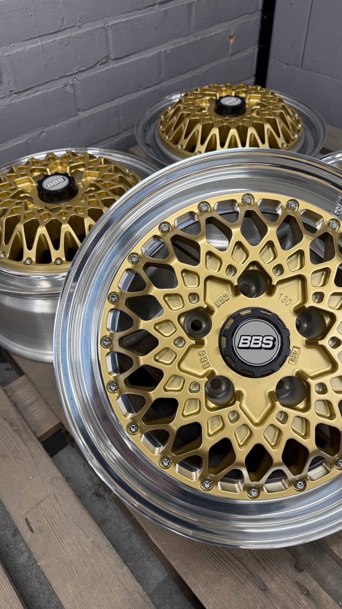 17” Custom BBS E52 Rennsport 5x130 wheels