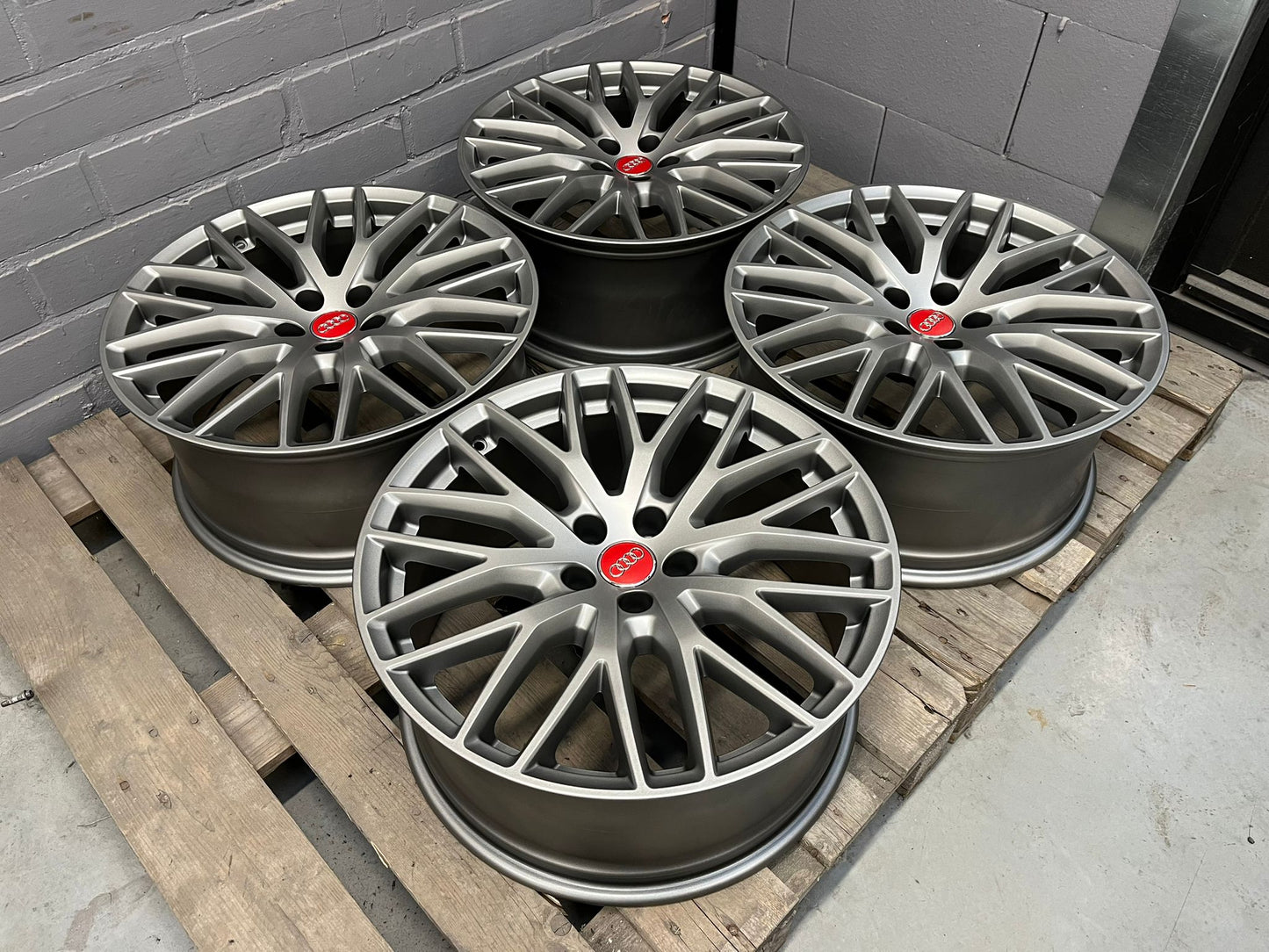 20” Original Audi 5x112 Y-Spoke wheels