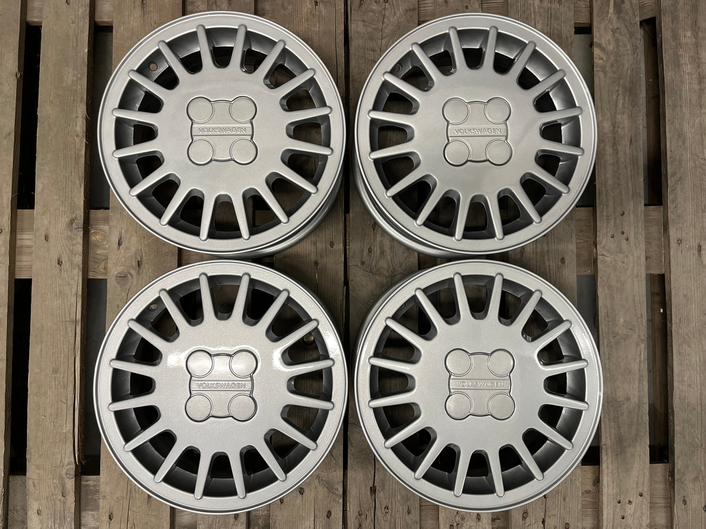 15” Vw Sebring G60 4x100 wheels ( Rallye Golf Corrado )