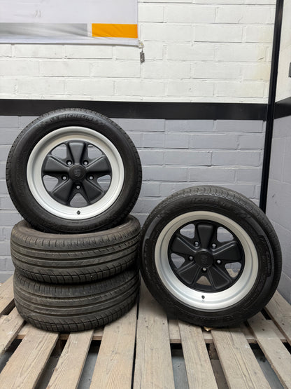 16” Original Porsche 911 Fuchs wheels ( 5x130 ) + Michelin Tires