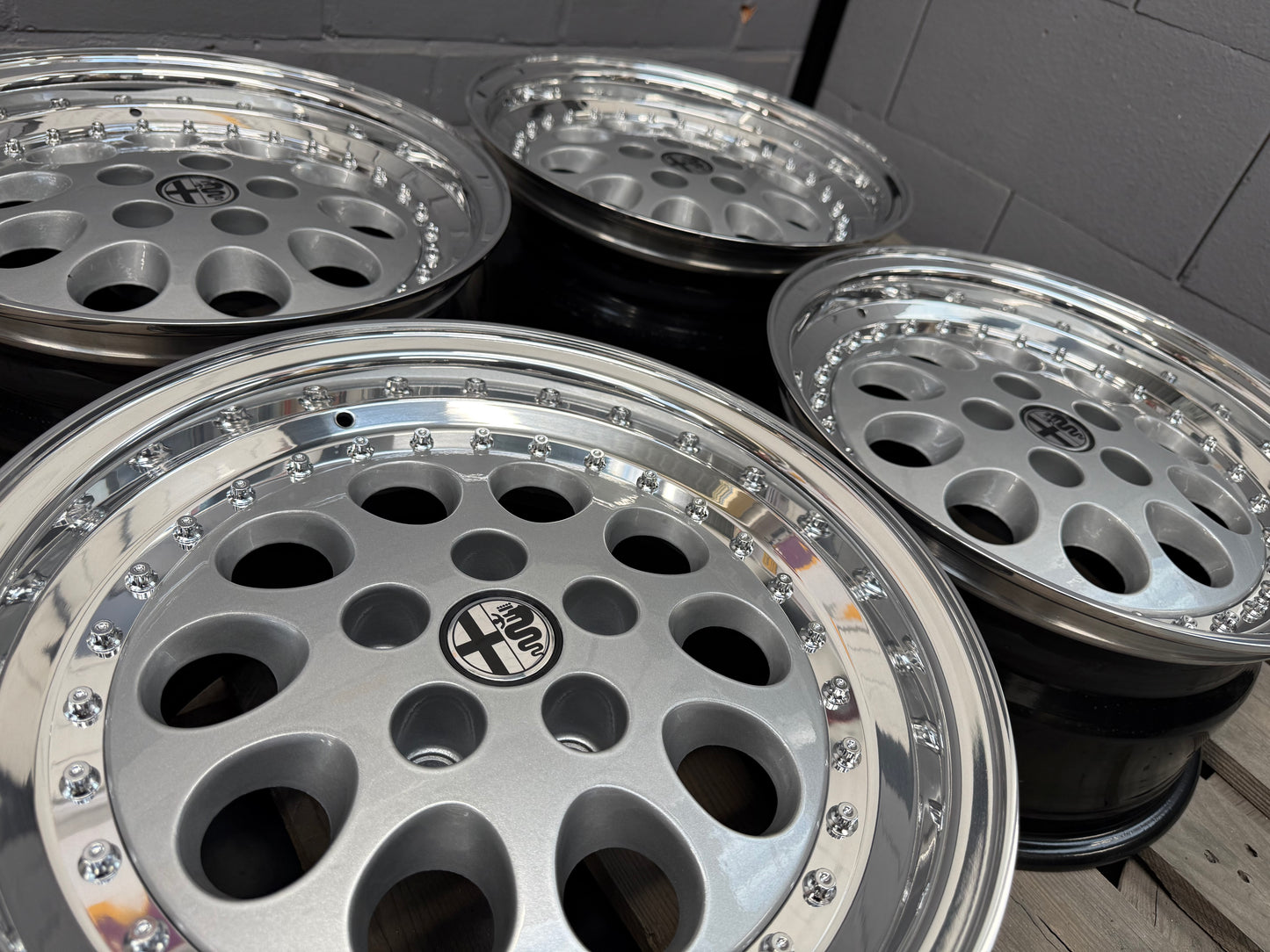 15” Oz Racing Monza 5x98 wheels ( Alfa Romeo )