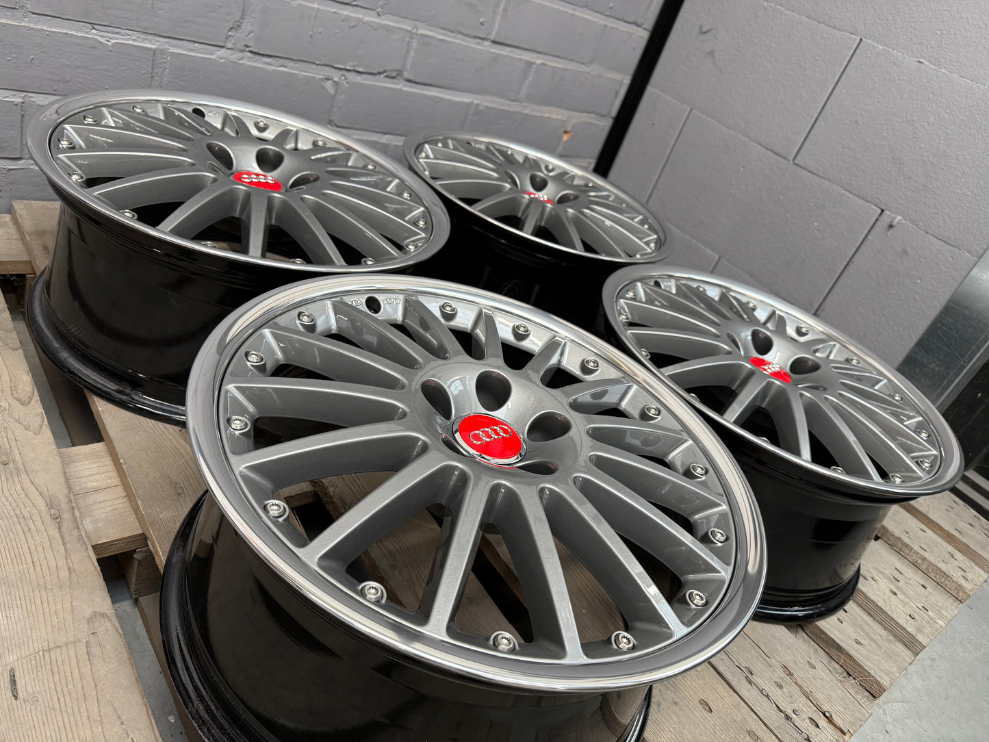 18” Audi Calito 5x112 wheels ( BBS RT250 )