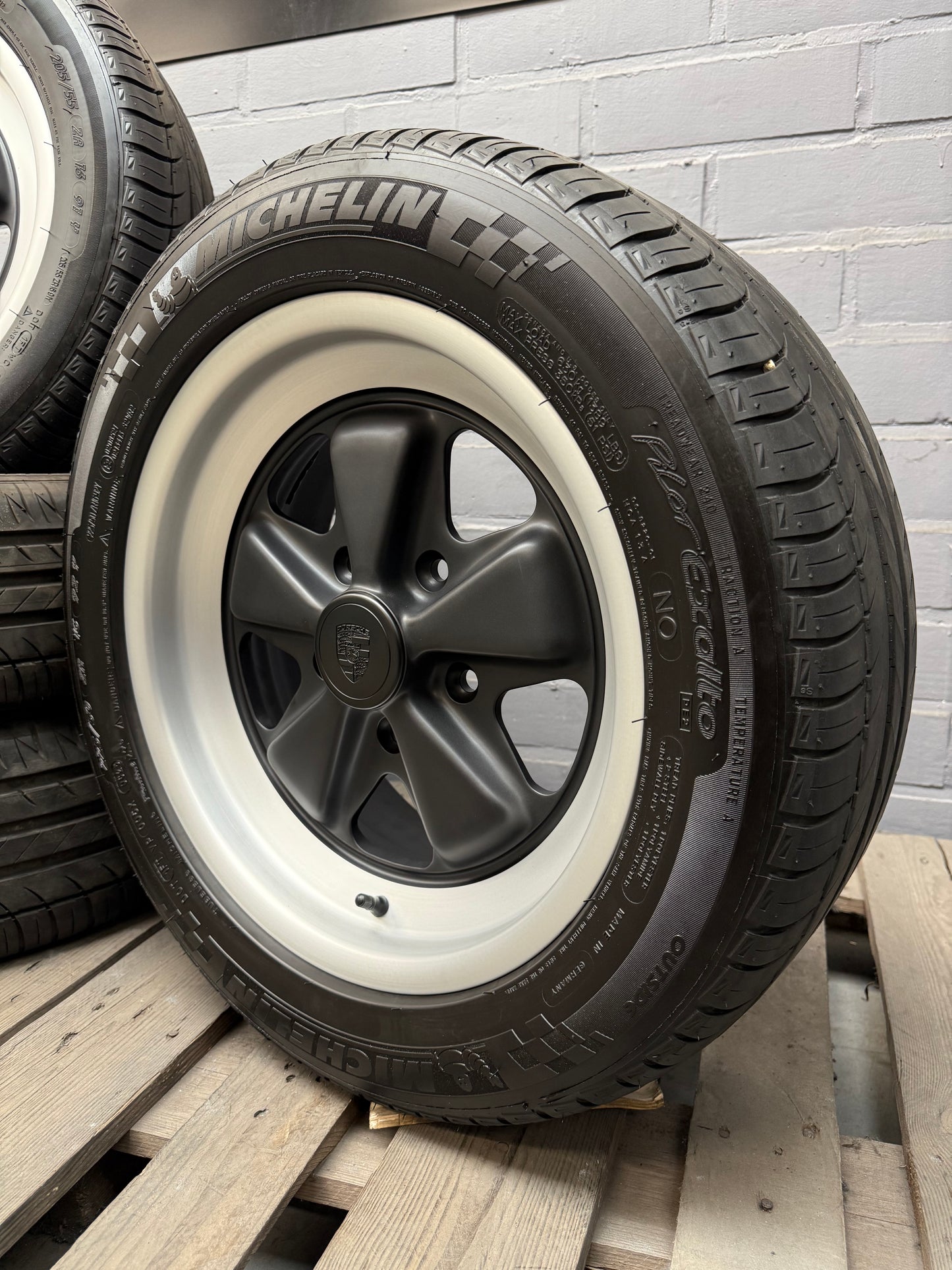 16” Original Porsche 911 Fuchs wheels ( 5x130 ) + Michelin Tires