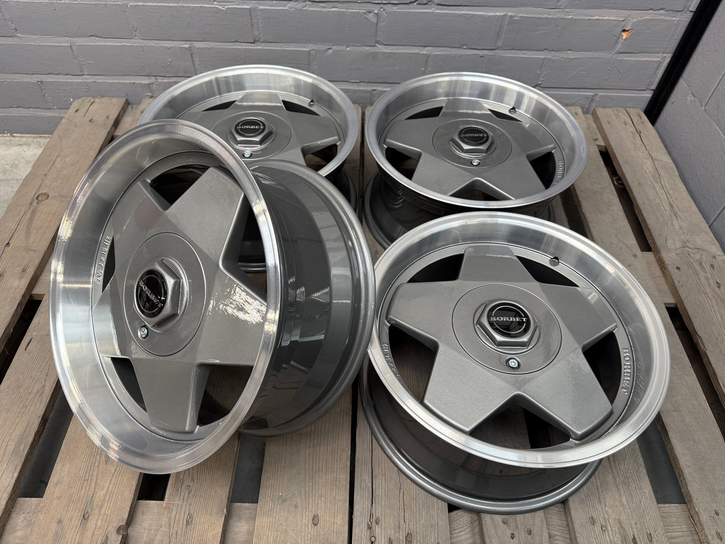 16” Borbet A 5x98 wheels ( Fiat Lancia Alfa )