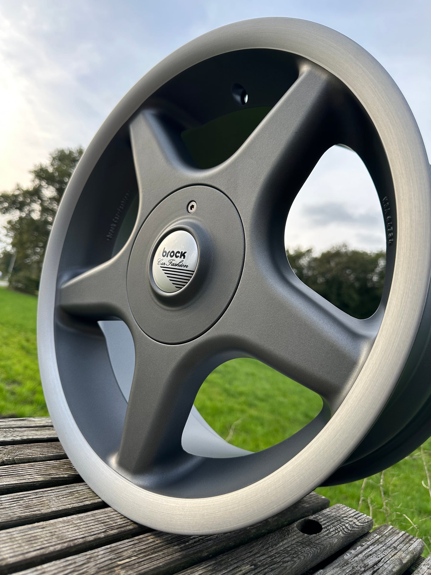 16” Brock B1 4x100 wheels