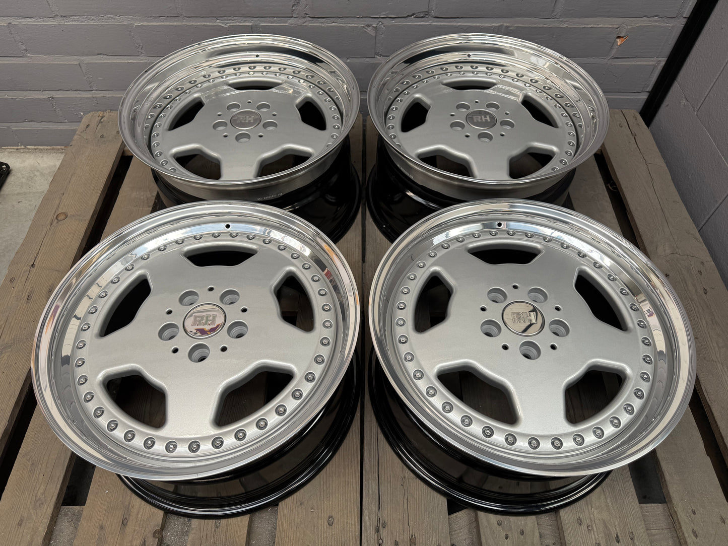 18” RH ZW2 Topline 5x112 wheels ( Mercedes AMG Aero Look )