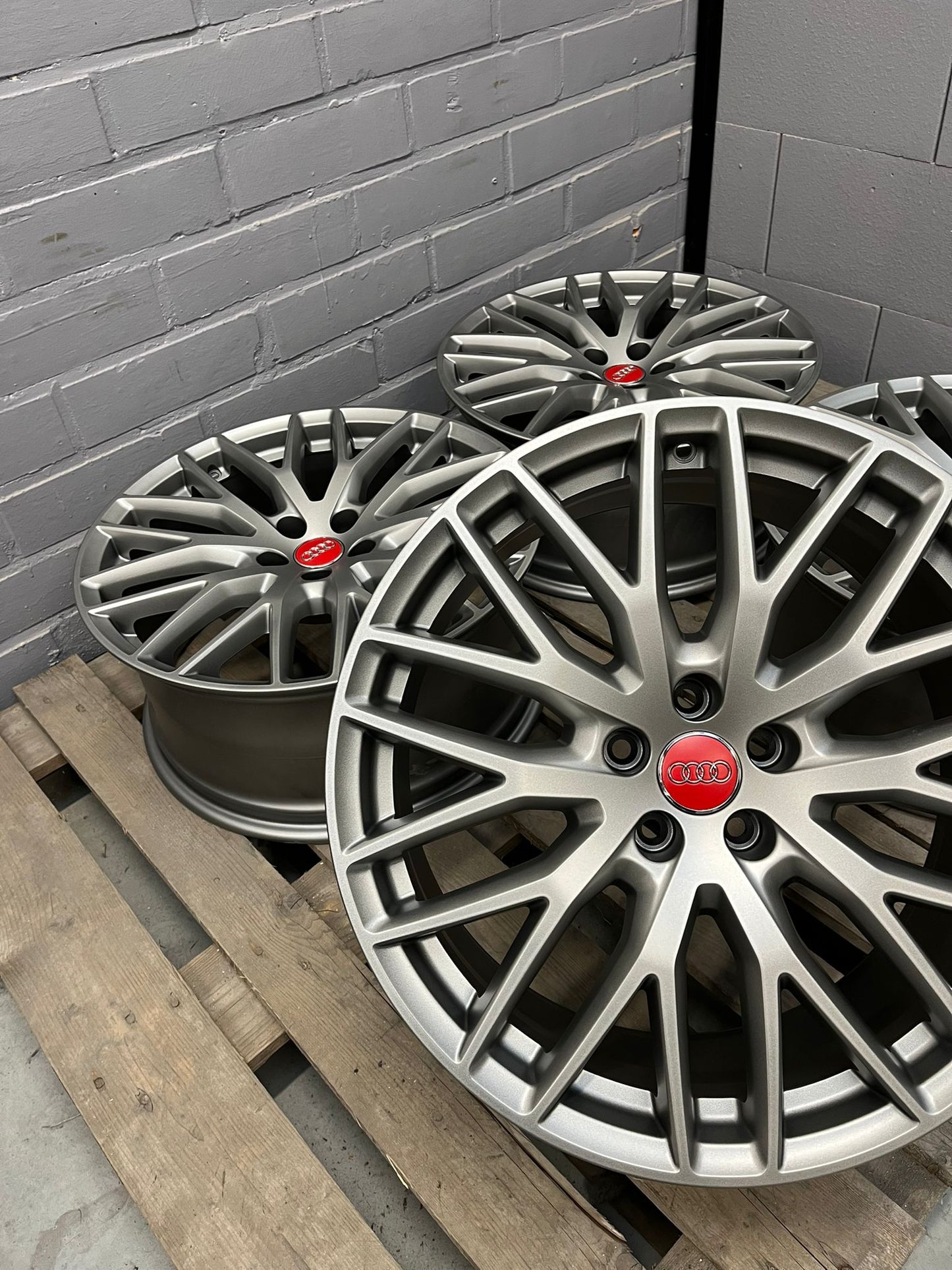 20” Original Audi 5x112 Y-Spoke wheels