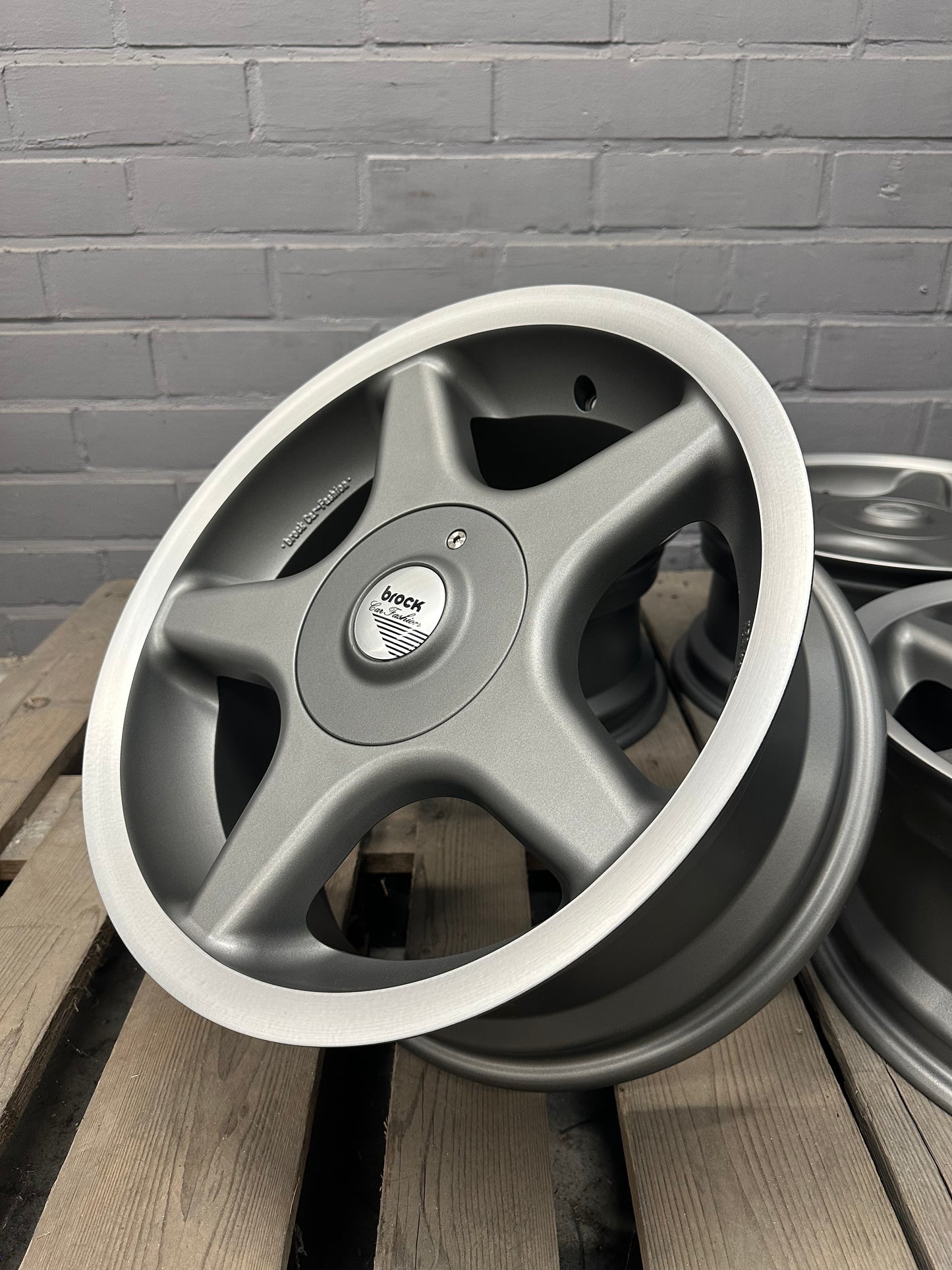 16” Brock B1 4x100 wheels