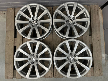 19” Original Vw Omanyt 5x112 Wheels ( Tiguan R36 R32 )