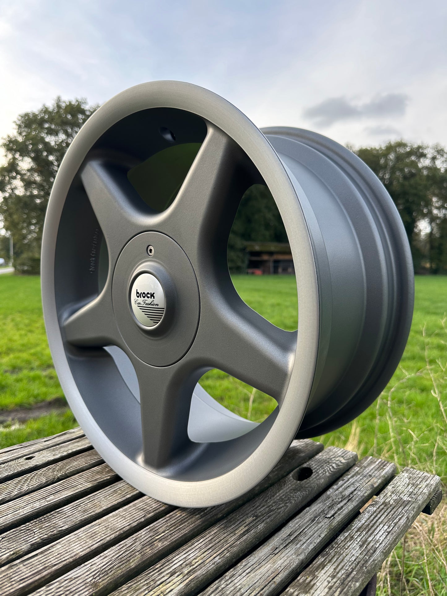 16” Brock B1 4x100 wheels