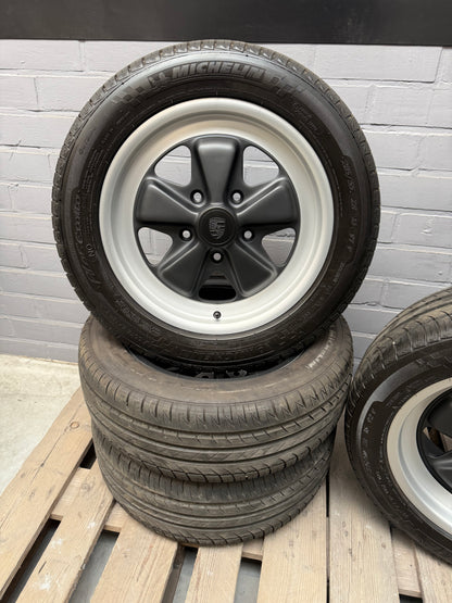 16” Original Porsche 911 Fuchs wheels ( 5x130 ) + Michelin Tires