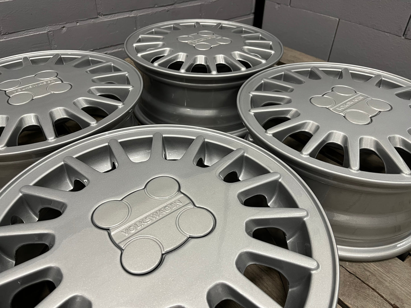 15” Vw Sebring G60 4x100 wheels ( Rallye Golf Corrado )