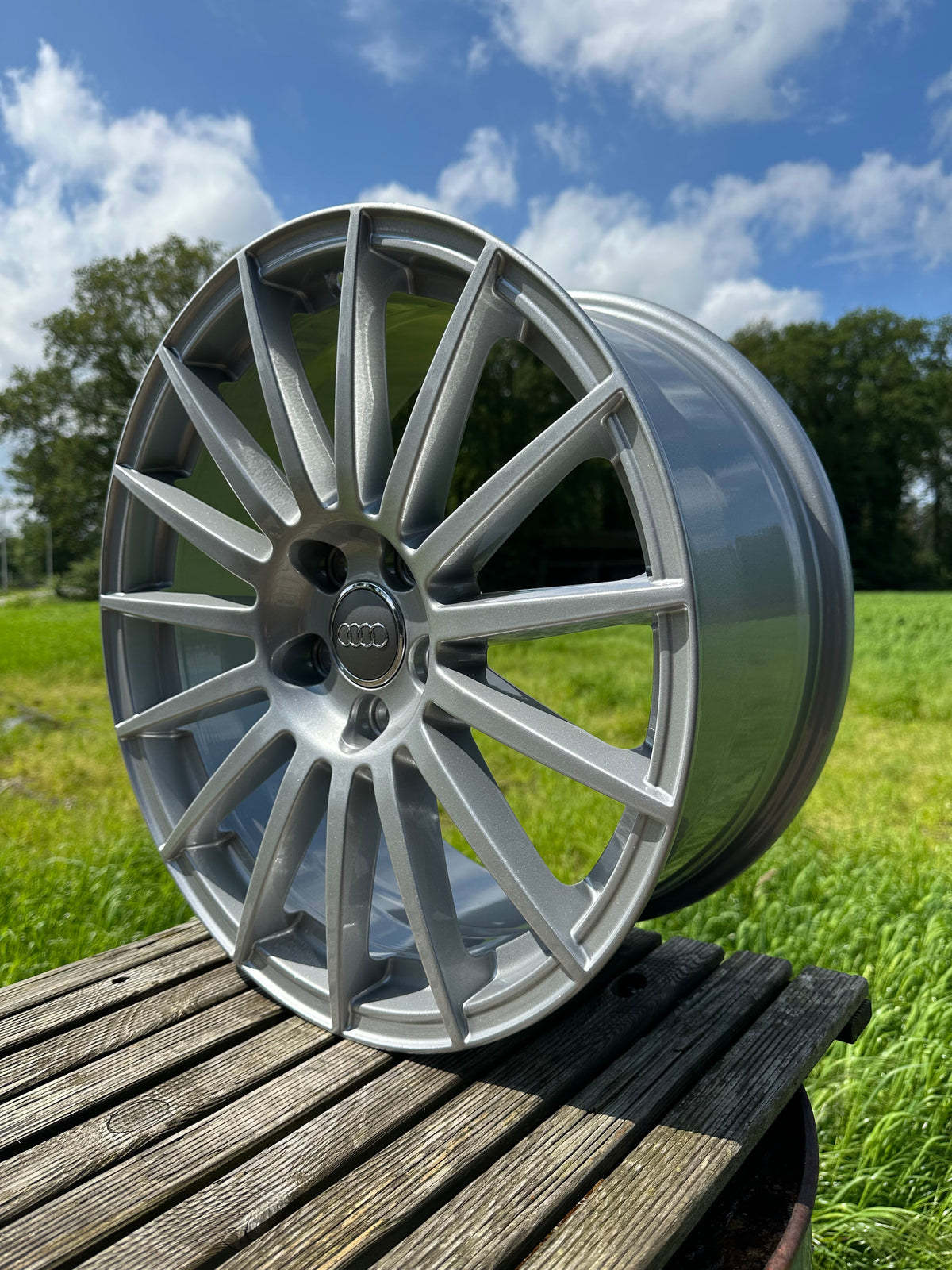 18” Original Audi A4 DTM 5x112 wheels ( S4 B7 )