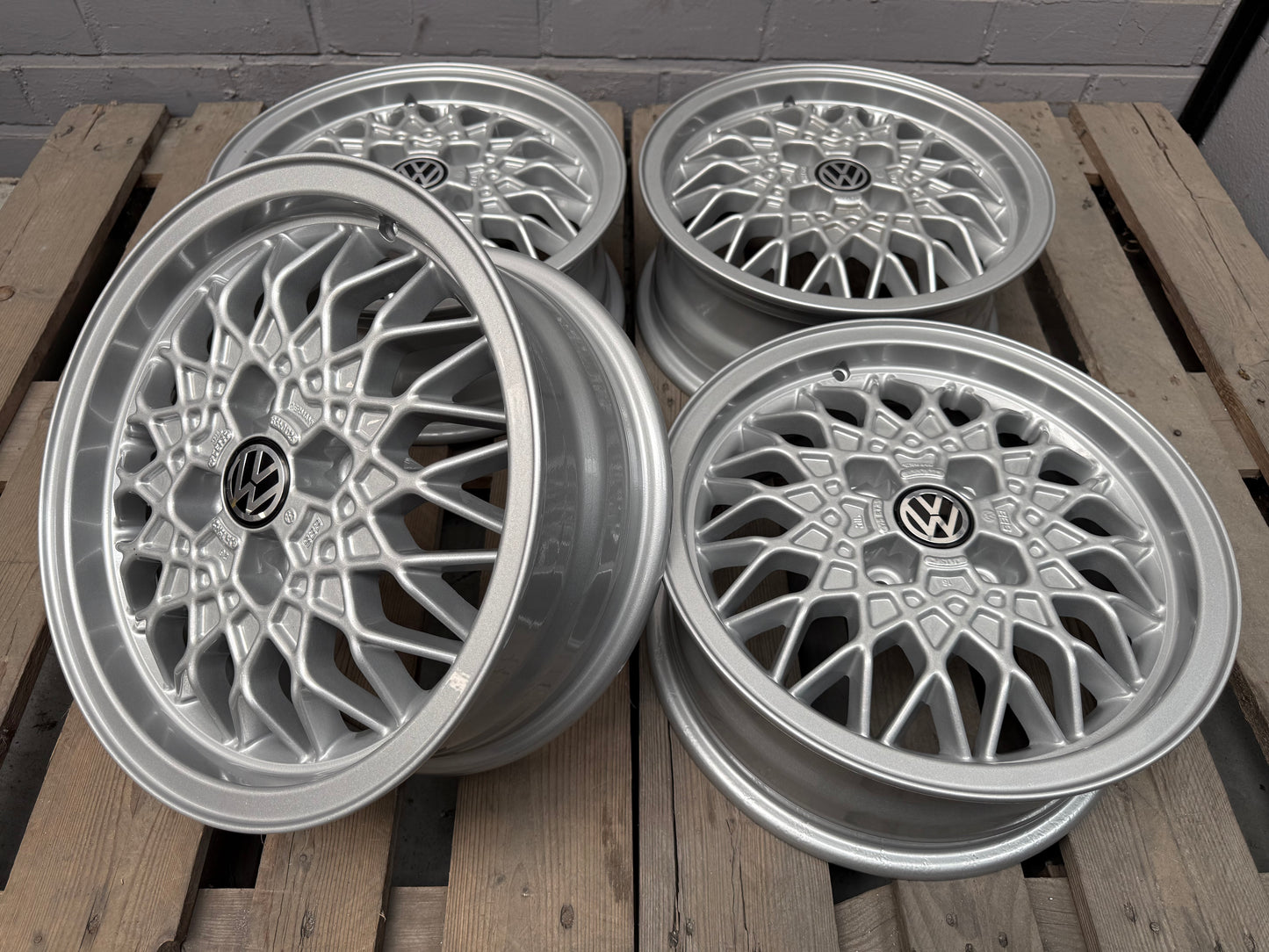 15” BBS RA 4x100 Wheels ( VW Golf 2 GTI & G60 )