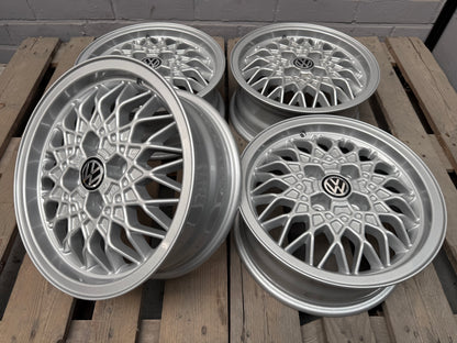 15” BBS RA 4x100 Wheels ( VW Golf 2 GTI & G60 )