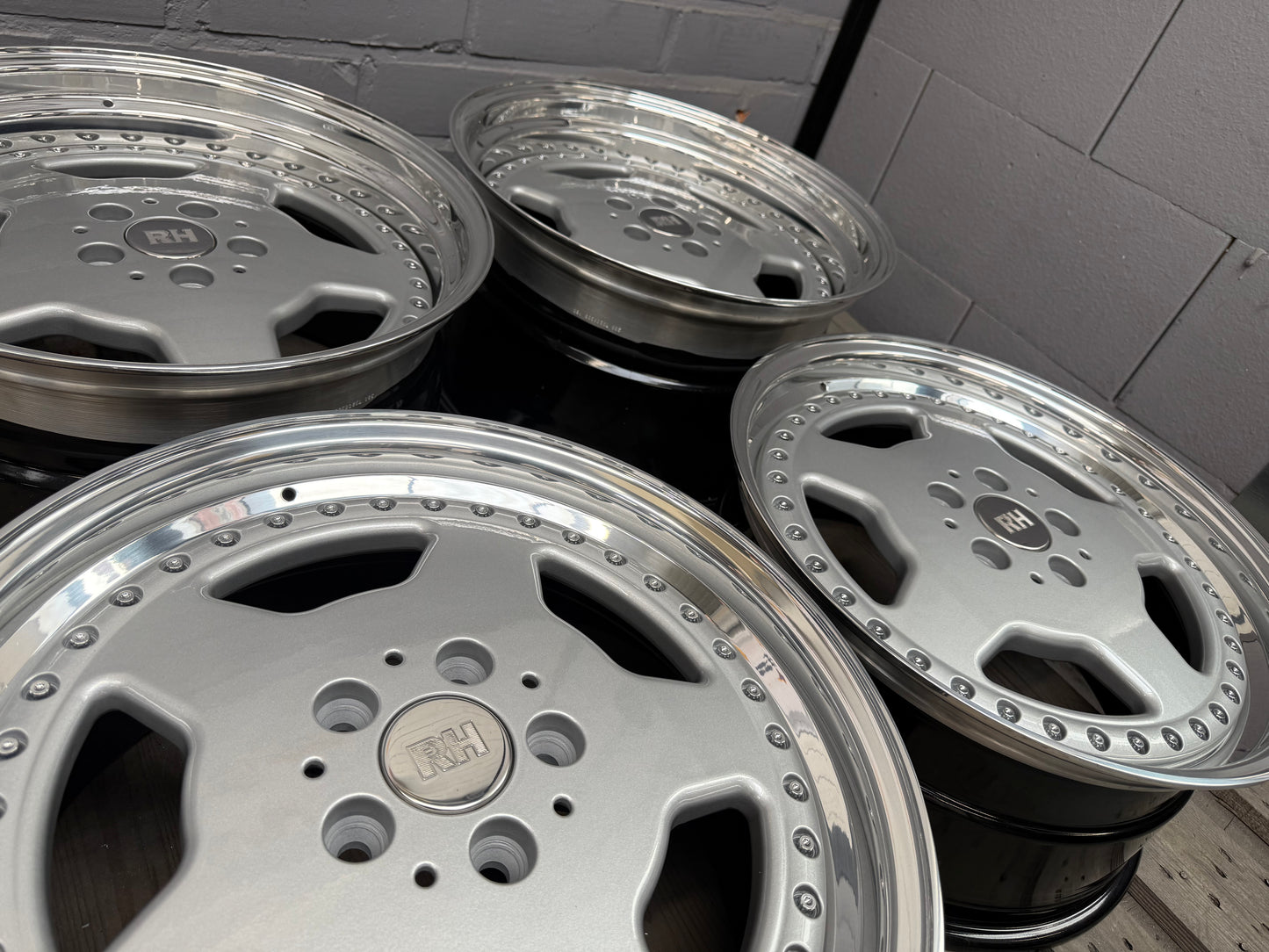 18” RH ZW2 Topline 5x112 wheels ( Mercedes AMG Aero Look )