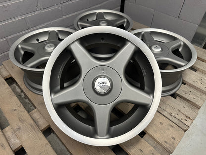 16” Brock B1 4x100 wheels
