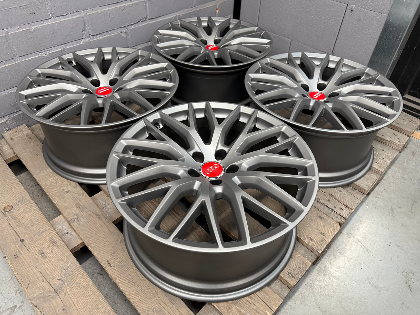 19” Original Audi 5x112 Y-Spoke wheels