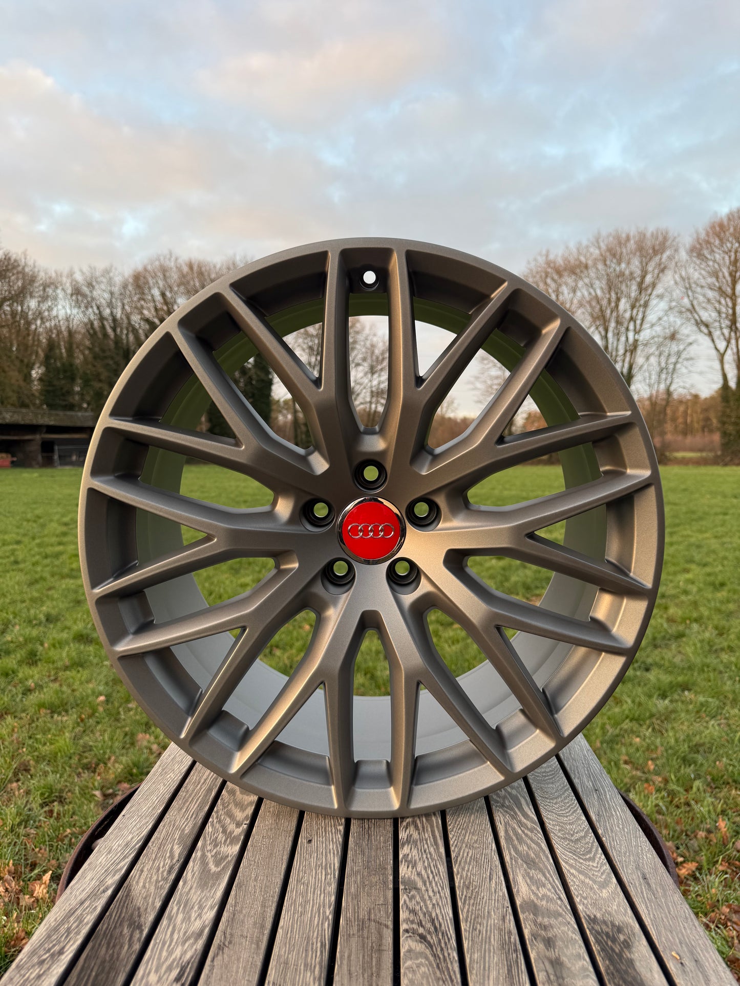 19” Original Audi 5x112 Y-Spoke wheels