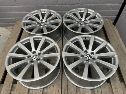 19” Original Vw Omanyt 5x112 Wheels ( Tiguan R36 R32 )