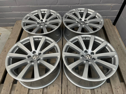 19” Original Vw Omanyt 5x112 Wheels ( Tiguan R36 R32 )