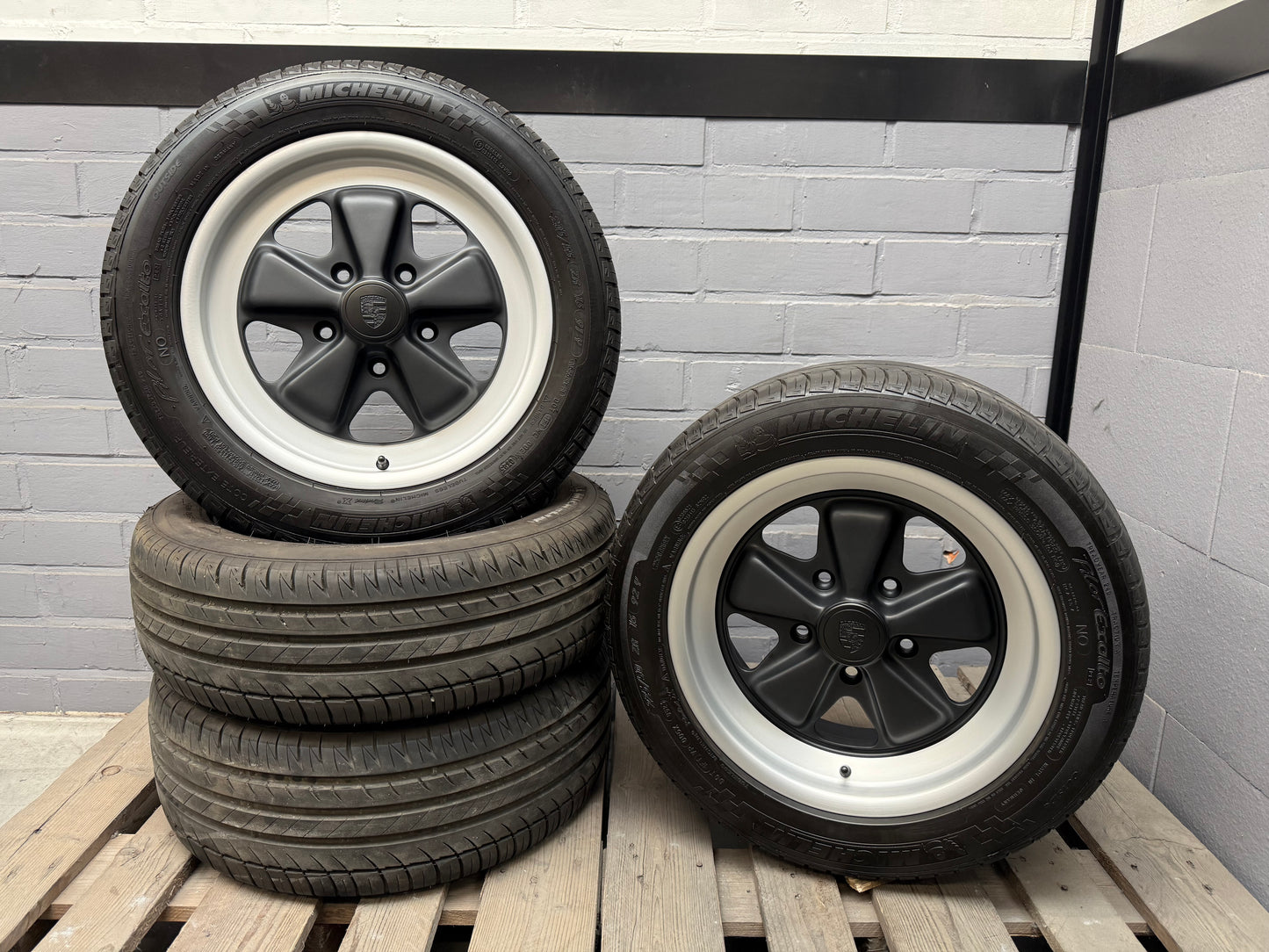 16” Original Porsche 911 Fuchs wheels ( 5x130 ) + Michelin Tires