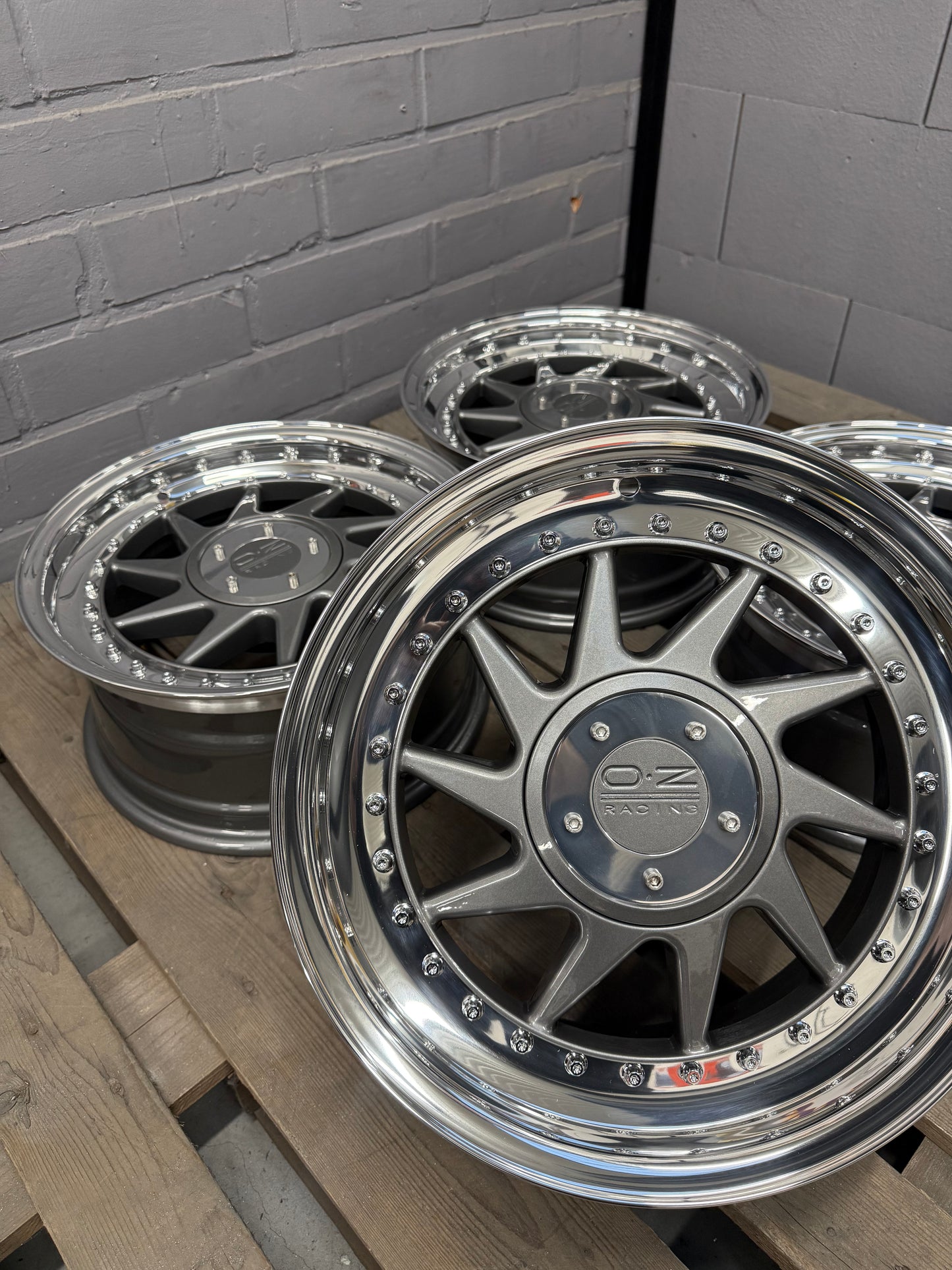 15” Oz Turbo 4x100 Wheels