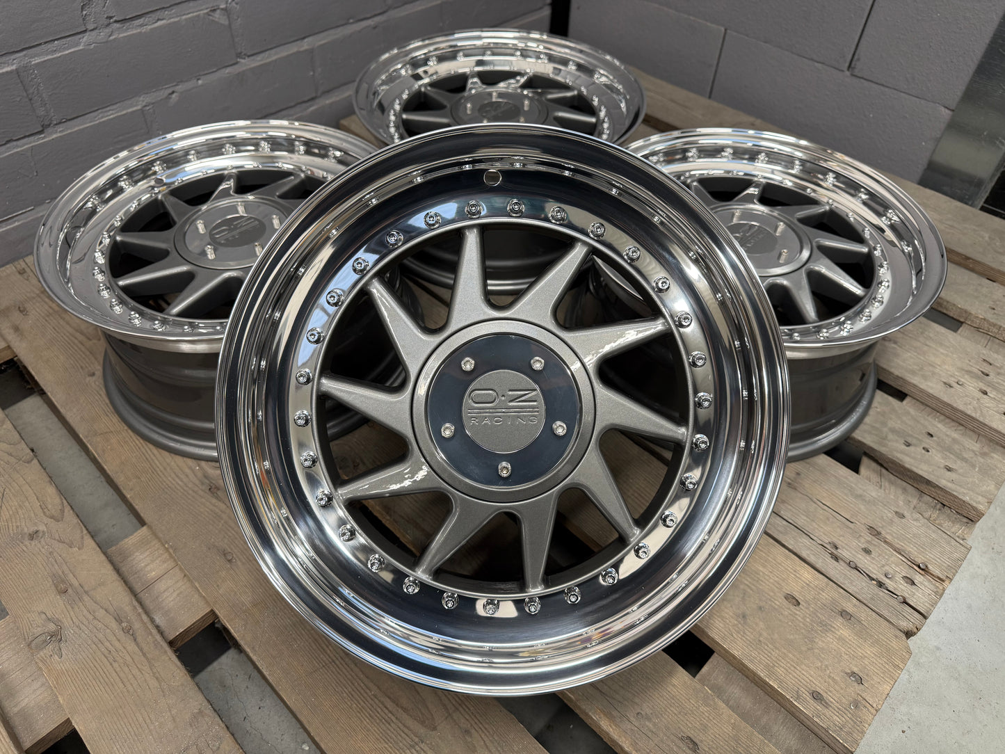 15” Oz Turbo 4x100 Wheels