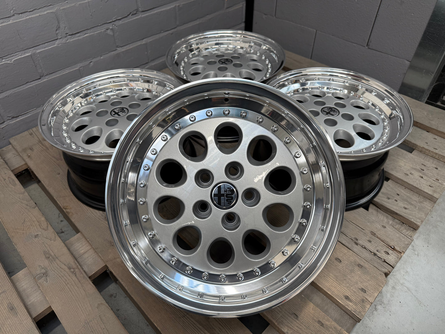 15” Oz Racing Monza 5x98 wheels ( Alfa Romeo )